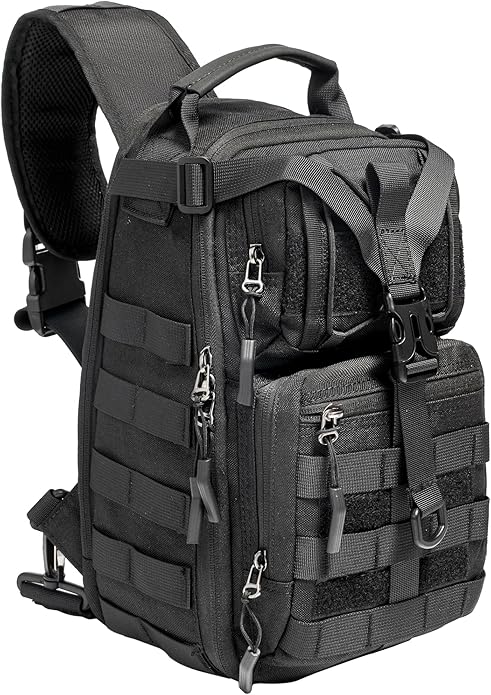 NICGID Tactical Military Backpack Daypack Molle Army Assault Pack Bug Out Bag Travel Fishing Hiking Trekking Rucksack