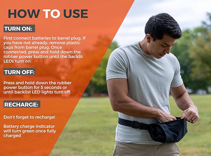 Electric Heated Hand Warmer Pouch – Portable, Up to 200°F Heat – Ideal for Camping, Hunting, Football, Golf, and Cold-Weather Sports – Compact, Water-Resistant, Durable