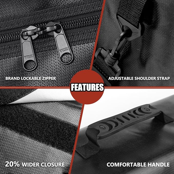 ROLOWAY Large Fireproof Bag 5200℉ Heat Insulated (17 x 12 x 5.8 inches), Fireproof Document Bag for Cash Safe and Document Safe