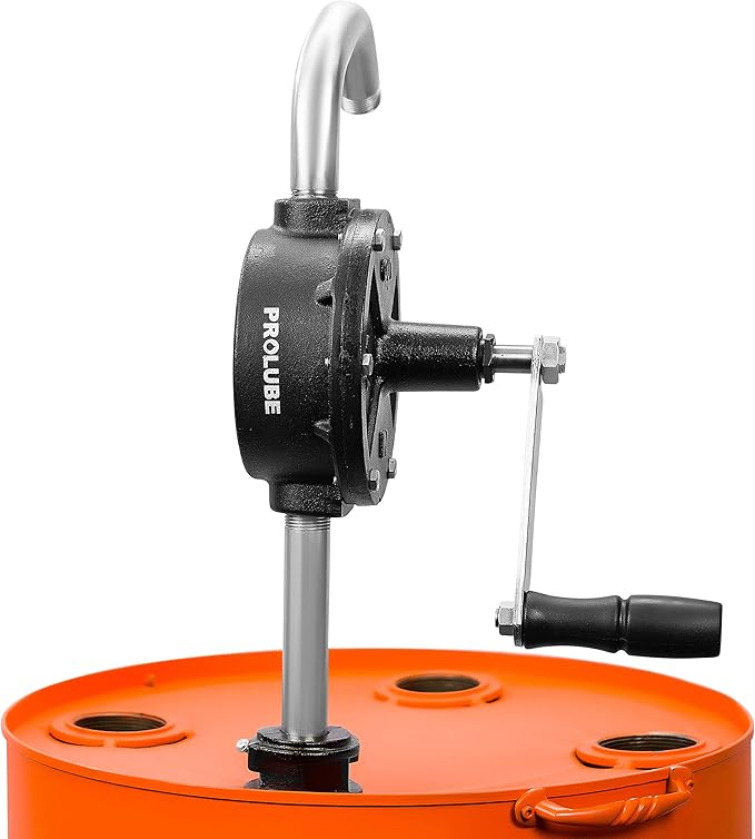 Groz 44080 Rotary Fuel Pump with Steel Discharge Spout