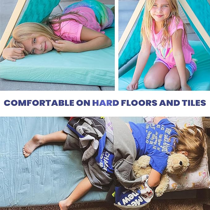Hazli Matrix Memory Foam Camping Mattress Pad - Roll Up Mattress for Adults - Portable Cot Sleeping Pad for Camping - Floor Mat or Bed Roll for Car, SUV