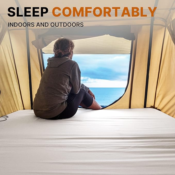 Floor Memory Foam Car Camping Bed Glamping Roll Up Futon Mattress, Japanese Floor Sleeping Mat Camp Cot Mattress Pad Travel Guest Side Sleepers [Cot: 72 * 24 * 3'']