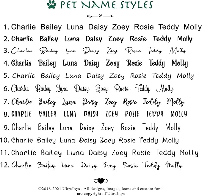 Ultra Joys Personalized Dog Tags for Pets - Durable Stainless Steel Customizable Dog Cat ID Tags - Dog Tags for Safety Optional Engraved on Both Sides -Round Shape Dog Tag Large Size, Black