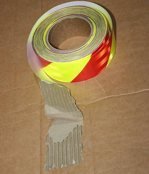 Non Fading Reflective Tape Outdoor Waterproof 2 inch Wide, High Visibility Safety Warning Reflector Sticker Strips (168 feet)