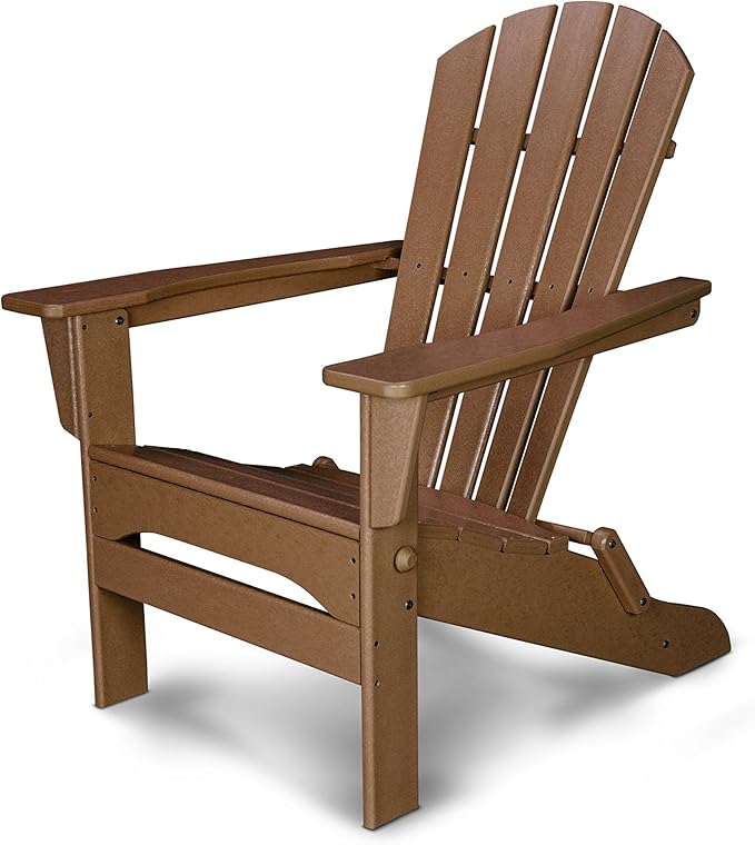 POLYWOOD® Palm Coast Folding Adirondack in Teak