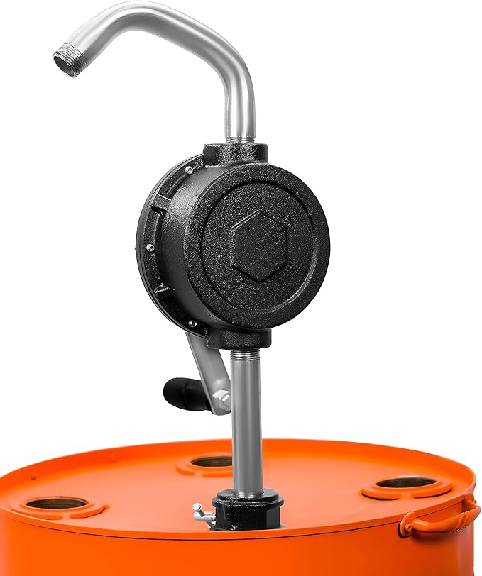 Groz 44080 Rotary Fuel Pump with Steel Discharge Spout