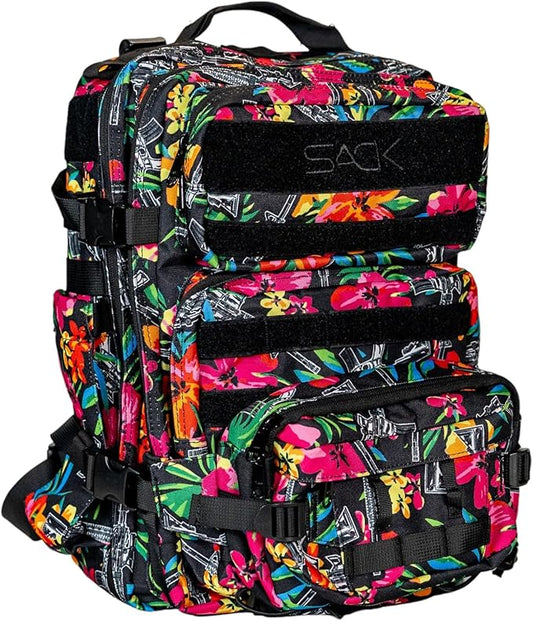 Combat Iron 25L All-Day Molle Backpack for Men & Women, Waterproof Tactical Daypack with Removable Front Pouch, Bug Out Bag for Travel, Hiking, Gym, and Everyday Carry