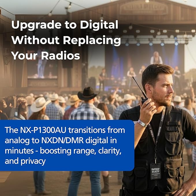 KENWOOD ProTalk NX-P1300AU 5W UHF Business Radio – in-Building Coverage, 64 Channels/4 Zones, Up to 15-Hour Battery, Loud 1,000 mW Speaker, Rugged MIL-STD 810 & IP54/55, Upgradable NXDN Digital