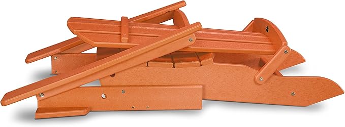 POLYWOOD® Palm Coast Folding Adirondack in Tangerine
