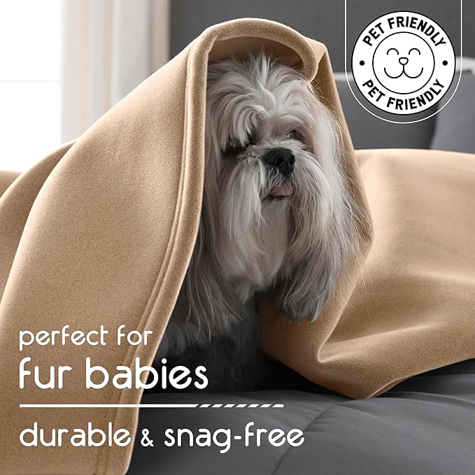 Vellux 1B05555 Orignal Full/Queen Tan Blanket