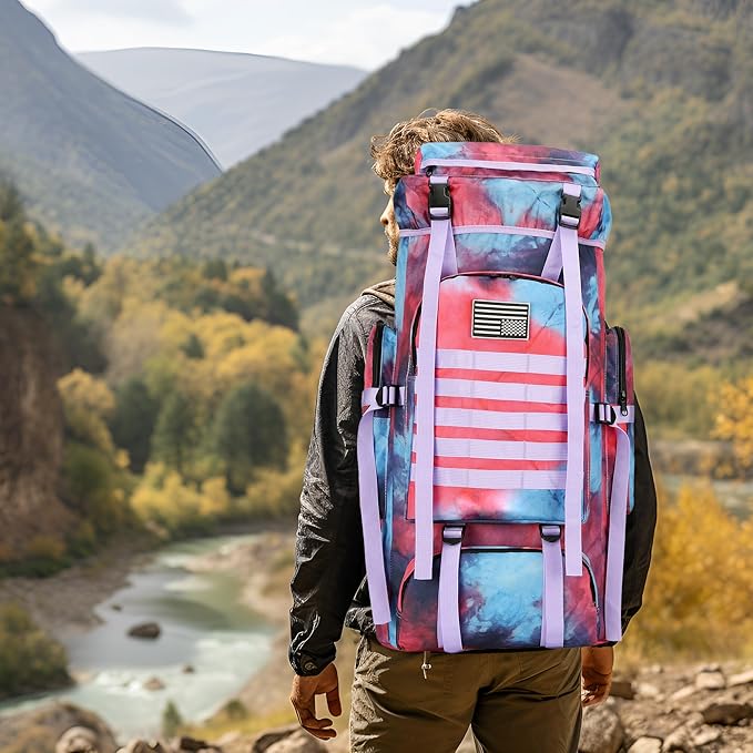 Hiking Backpack for Men 70L/100L Camping Backpack Military Rucksack Molle 3 Days Assault Pack for Climbing