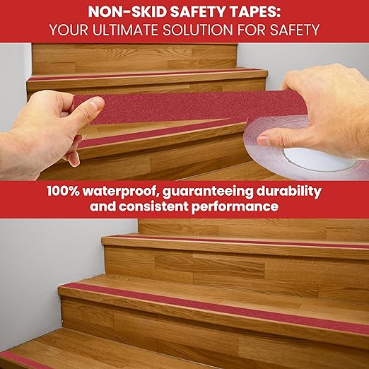 GGR Supplies T.R.U. NST-20 Non-Skid Tape 60 ft. Length Safety Way 60 Grit Anti Slip Traction Tape 32 Mil No Slip (2 in. x 60 ft. (50mm Wide), Black with Glow Insert)
