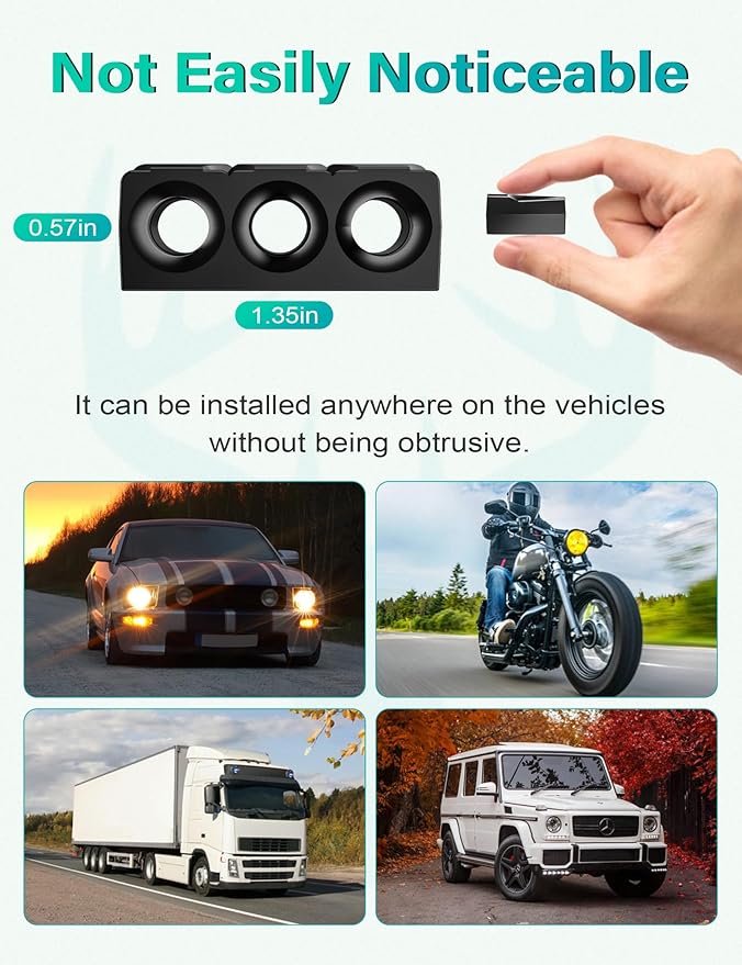 Elook Upgraded Deer Whistles for Car, Deer Horn for Car, Save Deer Whistle for Vehicles, Trunks, Motorcycle, Three-Horn, 6 Pack (Patented Product) Automotive Safety Kits