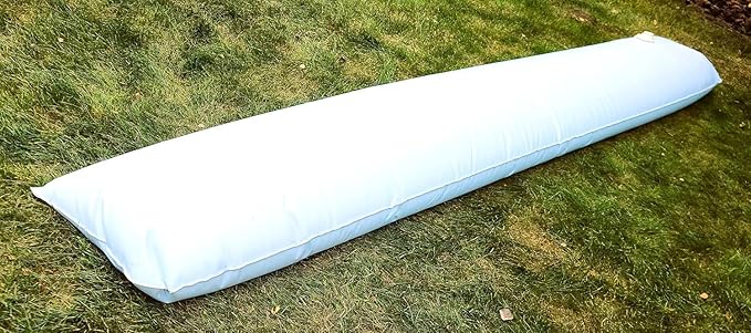 Economy Flood Barrier Lightweight, Stackable, and Reliable Flood Defense Solution, 8 inches high x 12.1 feet Long (Single Pack)