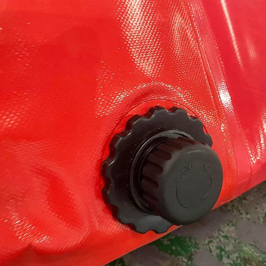 Flood Prevention Tube Water Filled Flood Control Barrier Inflatable Water Barrier,Alternative Sandbag for Rain Protection. (red 118"x11.8")