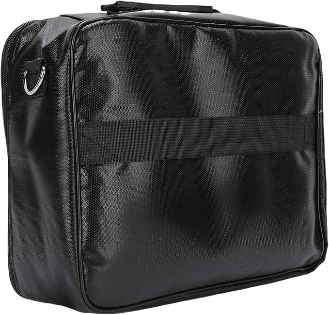 Walfront Document Lock Water Proof Safe Case Fireproof File Bag for Important Documents Passports Money and Valuables