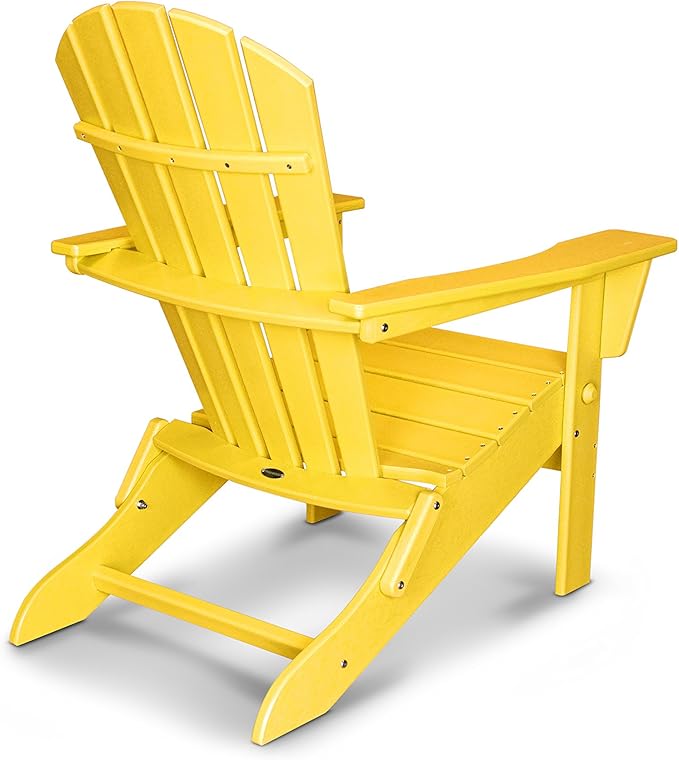 POLYWOOD® Palm Coast Folding Adirondack in Lemon