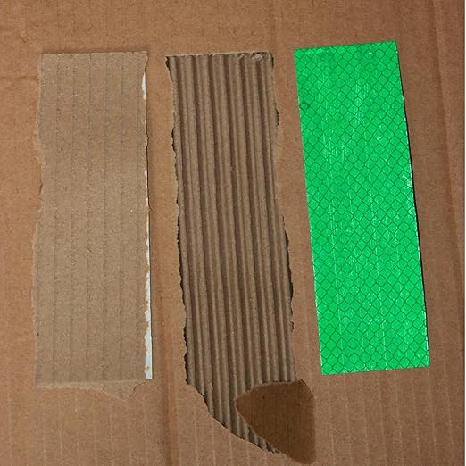 Green Reflective Stickers 2 inch X 6 inch, Outdoor Waterproof High Visibility Warning Safety Adhesive Reflector Tape (30 Pcs)