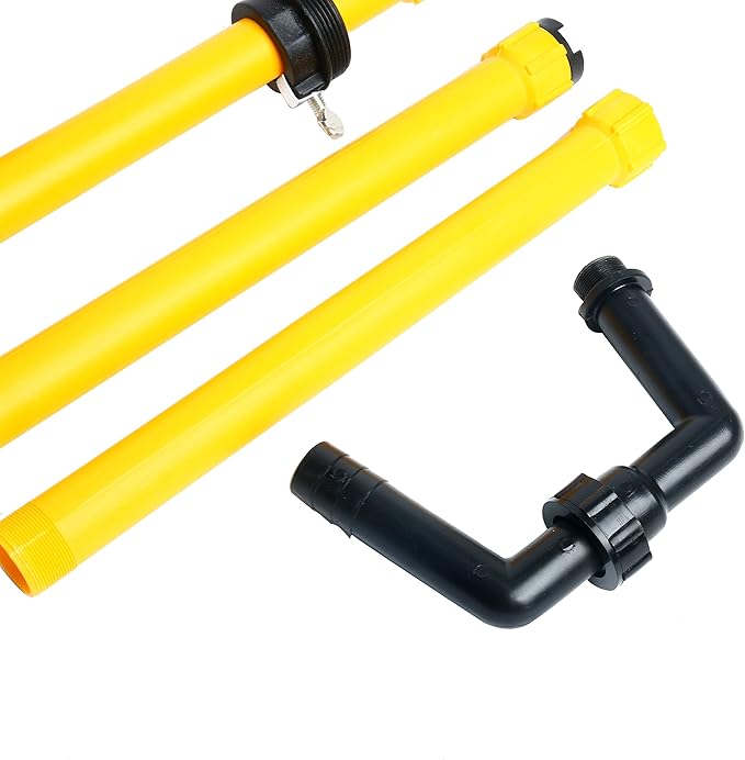 Amarine Made Barrel Pump Plastic Polypropylene Hand Rotary Transfer Drum Pump 300cc(300ml), 70 times/min