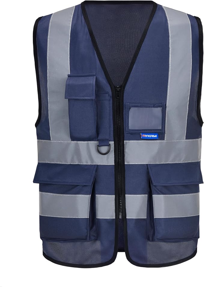 A-SAFETY XSmall navy reflective vest