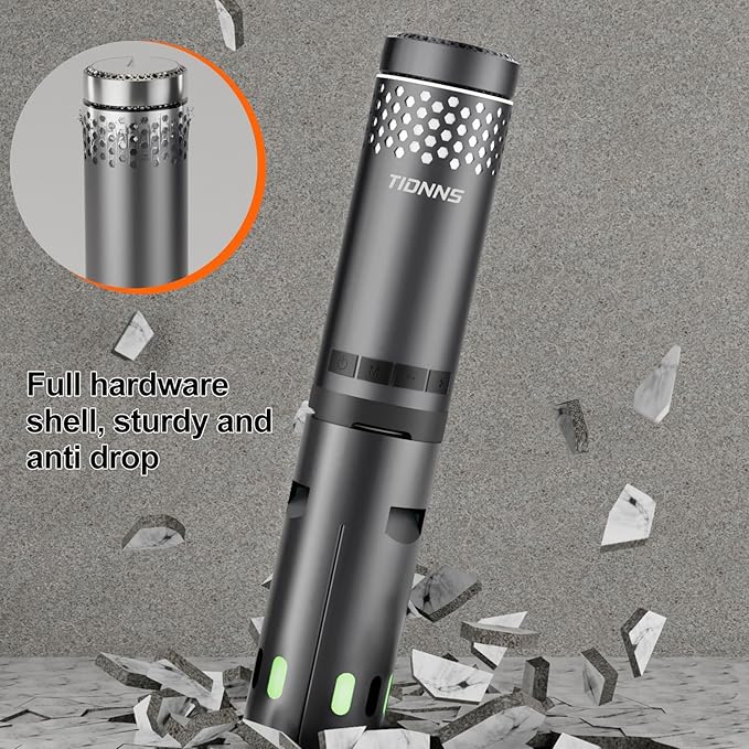 Camping Lights Rechargeable, Detachable Camping Lantern with Stand, Telescopic Waterproof Camp Lamp, Magnetic Work Hanging Light, LED Tent Flashlights for Emergency (Slate Gray Pro)