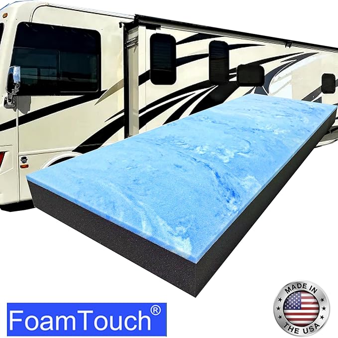 FoamTouch 6" Gel-Memory-Foam-Mattress No Cover