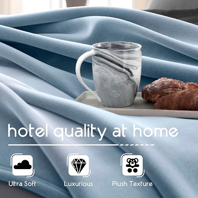 Vellux 1B05559 Orignal Full/Queen Wedgewood Blue Blanket