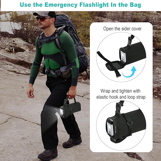TXEsign Carrying Bag Storage Case Compatible with Midland ER210/ER310/ER300 Emergency Crank Weather AM/FM Radio, Protective Bag Emergency Radio Organizer Container Pouch (Case Only)