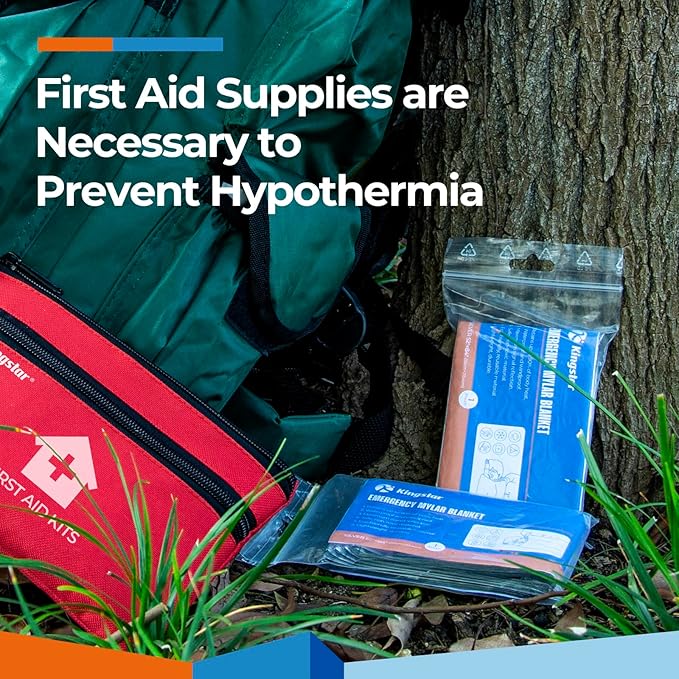 Emergency Blankets 120 Packs, 84" L x 52" W, Survival Gear for Family & Homeless Emergency Warmth, Bulk Survival Reusable Mylar Thermal Blankets for Car Kits, Bug Out Bags & First Aid
