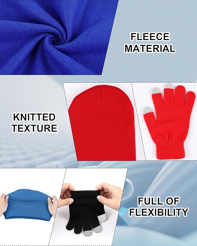 Panitay 150 Pcs Homeless Care Package Supplies Bulk Hats Gloves Fleece Blankets for Men Women Homeless Donating Supplies