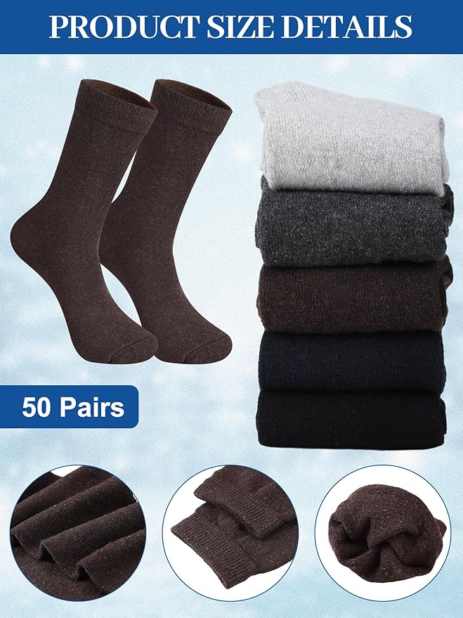 Suhine 150 Pcs Bulk Homeless Supplies Winter Beanies Gloves Socks Set Warm Care Package Homeless Kits for Cold Weather Items