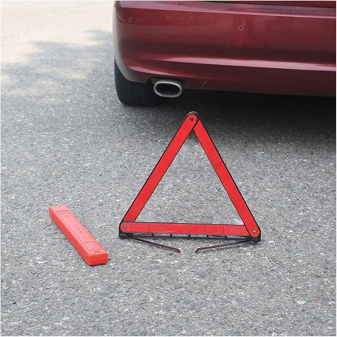 AUTODECO Car Roadside Emergency Kit, Portable Roadside Emergency Kits for Vehicles Car Safety Kit with Jumper Cables, Safety Hammer, Folding Shovel
