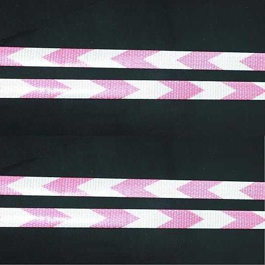 Reflective Tape Red White 1 Inch x 68 Feet, Warning Conspicuity Reflector, Night Safety Sticker for Car Trailer