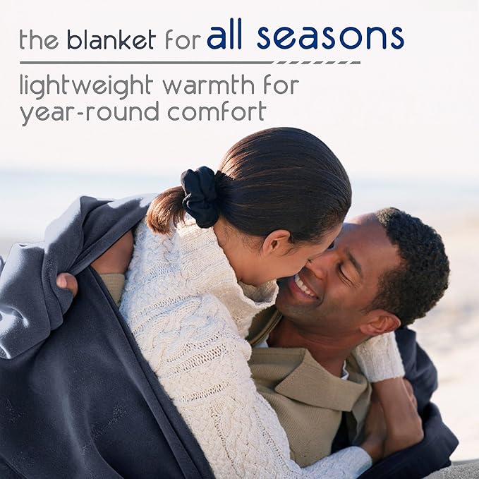 Vellux WestPoint Home Original Blanket, Frost Blue, King