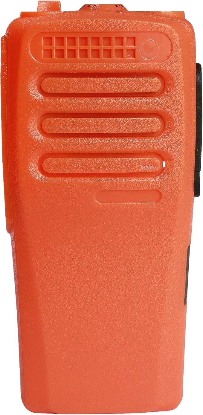 Amasu Orange 16 Channel Replacement Housing Case Compatible with CP200D with Buttons Channel PTT Button