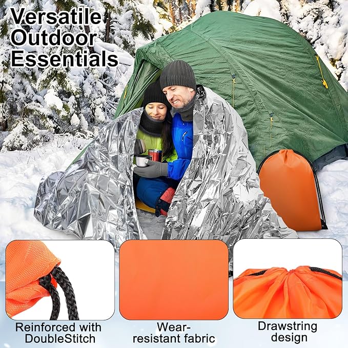 168 Pack Homeless Care Package Supplies Bulk Care Kit for Winter Beanie Gloves Sock Drawstring Bags Blankets for Women Men Gift (Silver)