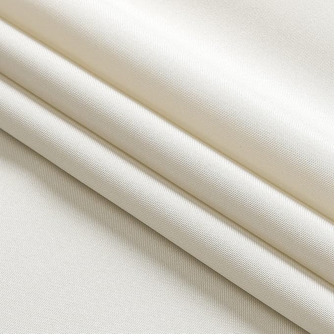 Wewoch Beige Rectangle Tablecloth Water Resistant Washable Polyester Table Cloth for Dining,Kitchen, Parties Weddings and Outdoor Use 52 Inch by 70 Inch