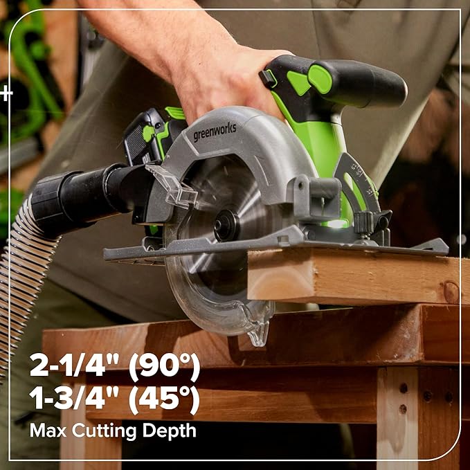 Greenworks 24V Brushless 10PC Power Tool Combo, Drill+Impact Driver+Circular Saw+Recip Saw+Jig Saw+Sander+Light+Multi-Tool+Nailer+Grinder (2) 4.0Ah+2.0Ah Batteries (24,000mAh Power Bank) USB-C Charger