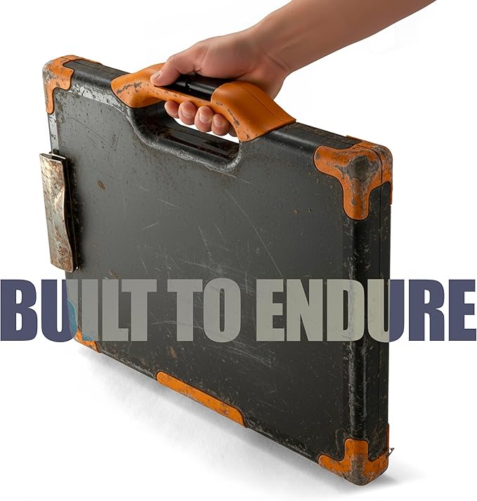 Officemate Carry All Clipboard Storage Box, Letter/Legal Size, Black and Gray (83324), 1