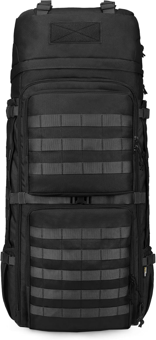 Mardingtop 75L Military Internal Frame Backpack for Men, Cordura Tactical Backpack with Recco for Snowboarding,Hiking,Camping