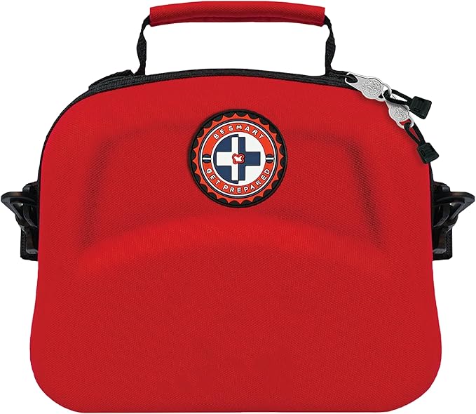 Be Smart Get Prepared 398pc Emergency First Aid Kit + BONUS Mini Kit included - Ideal for Office, Home, Car, School, Emergency, Survival, Camping, Hunting, Boating and Sports, FSA HSA eligible.