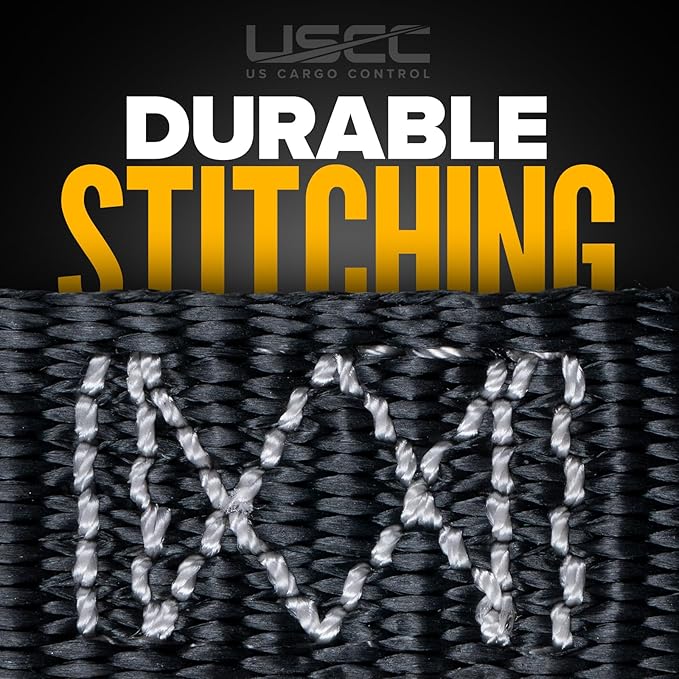 US Cargo Control Stainless Steel Ratchet Straps with S-Hooks 1" X 10' (2-Pack), 765 LBS Break Strength, Marine Tie Down Straps for Boats, ATVs, Trees, Camping, Snow, Saltwater Applications