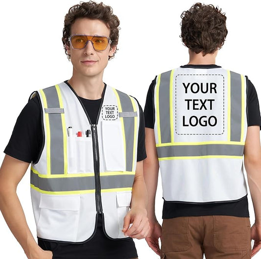 A-KSAFETY Custom High Visibility Reflective Safety Vest with logo