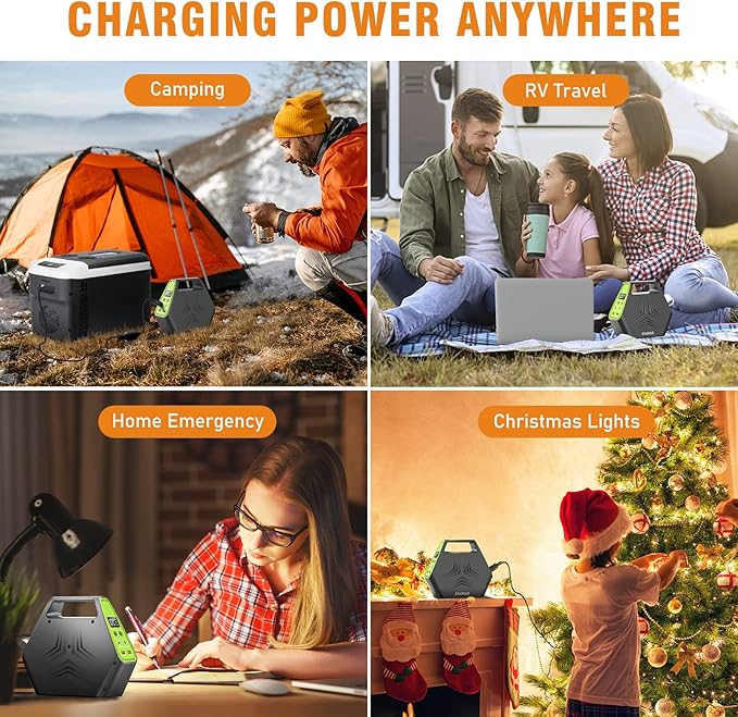 Portable Power Station 97Wh Portable Generator 26400mAh Power Bank with AC Outlet 110V Battery Charger for Home Use Emergency