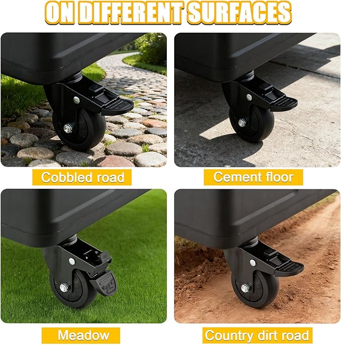2-in-1 Foldable Hand Truck 132 Ibs Capacity, Portable Folding Cart with Telescoping Handle, Moving Dolly Cart with 4 Silent Wheels for Moving on Supermarket, Outdoors, Warehouse and Apartment