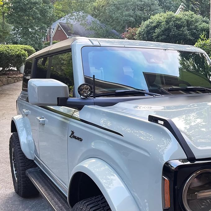 4.5 Inch Short Antenna Compatible with Ford Bronco 2021+, Replacement Aluminum Antenna Bronco Exterior Accessoroes, Not for 2025 Bronco