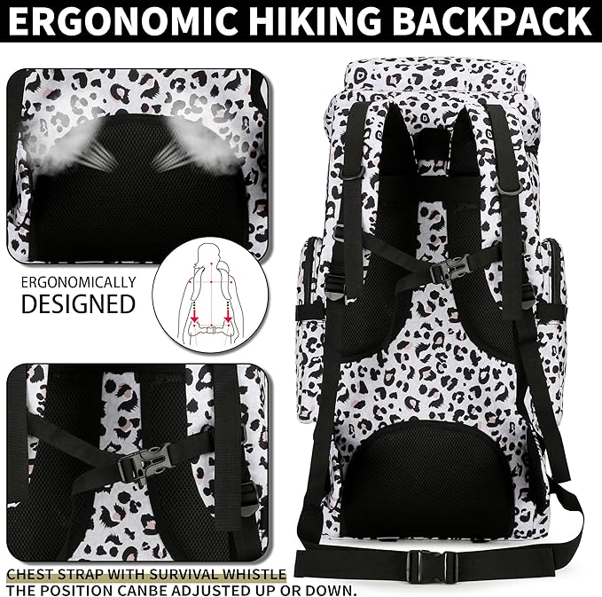 Hiking Backpack for Men 70L/100L Camping Backpack Military Rucksack Molle 3 Days Assault Pack for Climbing