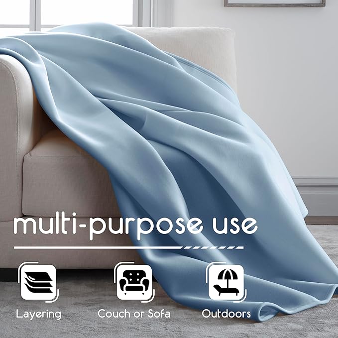 Vellux 1B05559 Orignal Full/Queen Wedgewood Blue Blanket