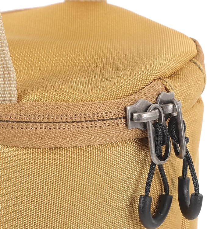 Toyvian Isobutane Fuel Canister Bag Camping Tank Storage Kerosene Lamp Carrying Case