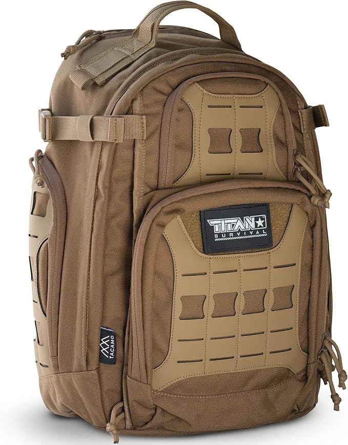 35L Survival Backpack for Men - Military Tactical Waterproof Backpack for Hiking, Fishing, Hunting, Camping, and Laptops